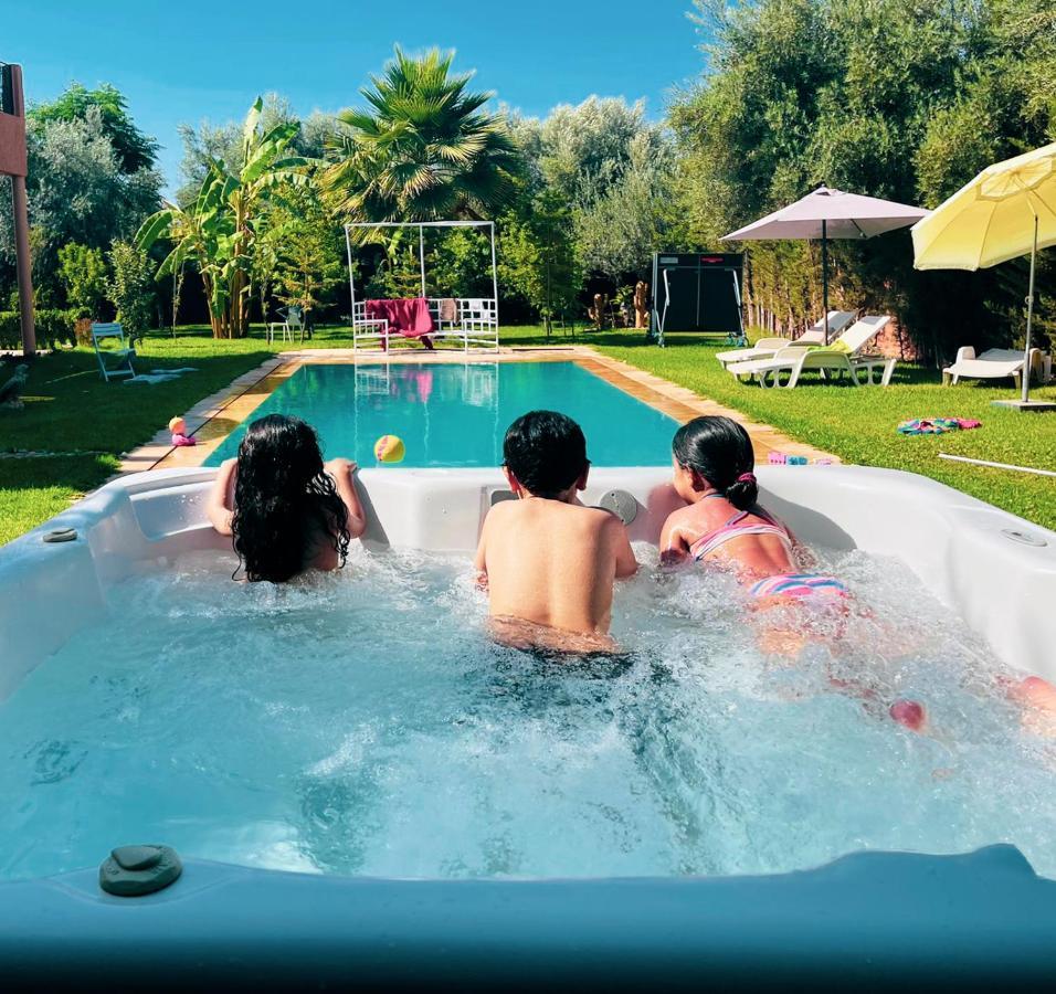 Ilafe Farmhouse, Villa Avec Piscine Chauffee Privee Et Jacuzzi Pour Familles Marakeş Dış mekan fotoğraf
